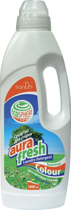 Средство для стирки цветных тканей AURA Fresh, 1000 мл